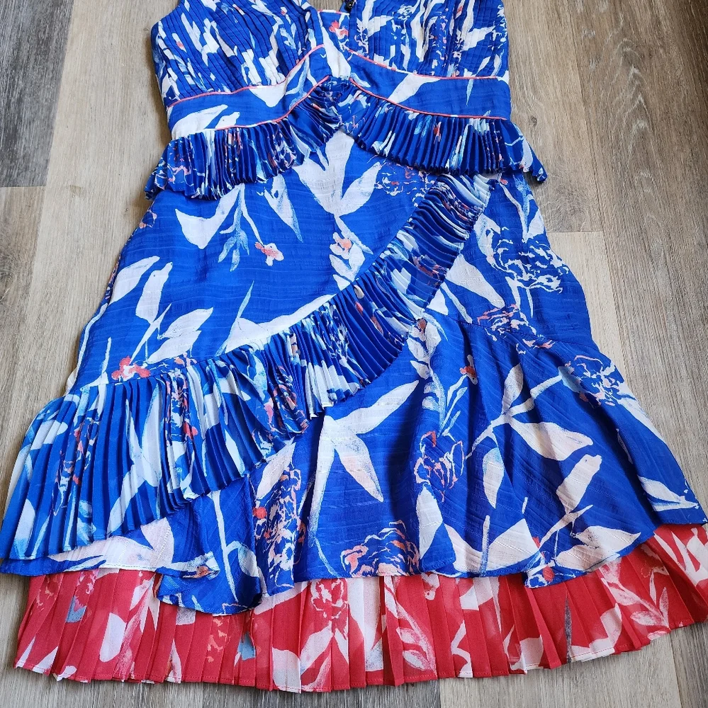 TANYA TAYLOR PARROT TULIP EVA DRESS - Picture 3 of 12
